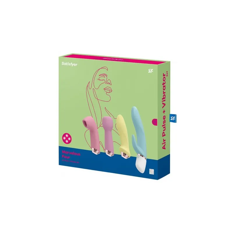 Satisfyer Pack de 4 Accesoires Marvelous Four Satisfyer